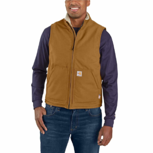 104981 | Carhartt FR Duck Sherpa-Lined Vest